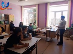 Знания — лучшая защита: встреча с коллективом Великоборской СШ им. Б.И. Саченко