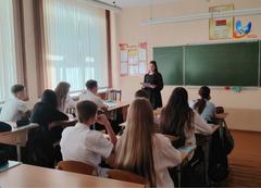 Встреча с учащимися средней школы №3 Встреча с учащимися средней школы №3